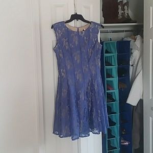 Periwinkle lace dress